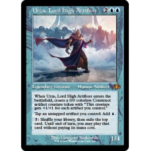 画像1: [英語版/日本語版]《最高工匠卿、ウルザ/Urza, Lord High Artificer》(DMR)※旧枠