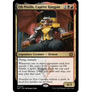 画像1: [英語版/日本語版]《囚われの黒幕、オブ・ニクシリス/Ob Nixilis, Captive Kingpin》(MAT)