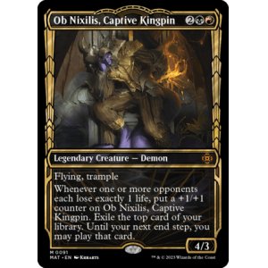 画像1: [英語版/日本語版]《囚われの黒幕、オブ・ニクシリス/Ob Nixilis, Captive Kingpin》(MAT)※ショーケース