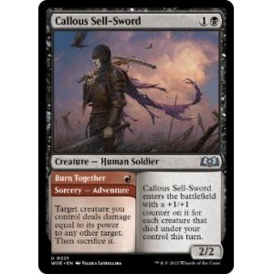 画像1: [英語版/日本語版]《無感情の売剣/Callous Sell-Sword》(WOE)