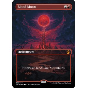 画像1: [英語版/日本語版]《血染めの月/Blood Moon》(WOT)※ボーダーレス