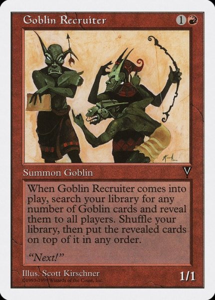 画像1: [英語版]《ゴブリン徴募兵/Goblin Recruiter》(ATH) (1)