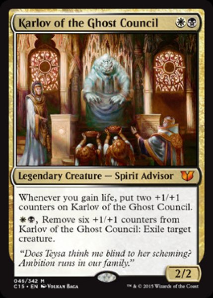 画像1: [日本語版]《幽霊議員カルロフ/Karlov of the Ghost Council》(C15) (1)