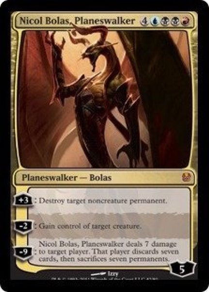 画像1: [英語版]《プレインズウォーカー、ニコル・ボーラス/Nicol Bolas, Planeswalker》(DDH) (1)