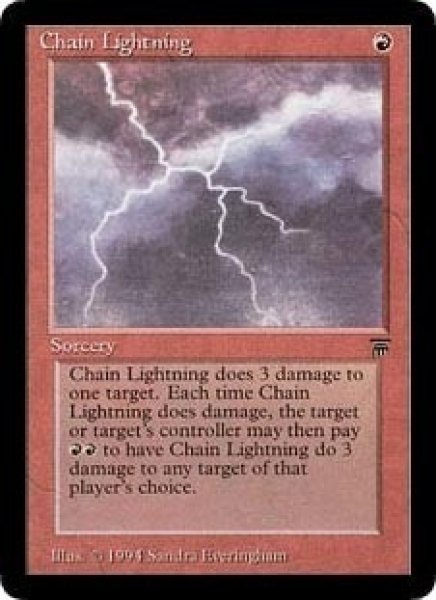 画像1: [英語版]《稲妻の連鎖/Chain Lightning》(LEG) (1)