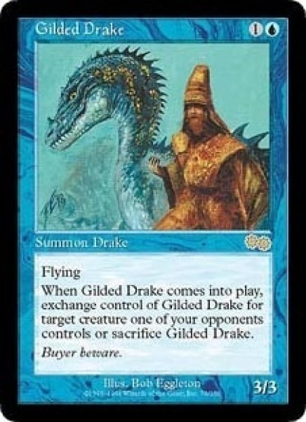 画像1: [英語版]《金粉のドレイク/Gilded Drake》(USG) (1)